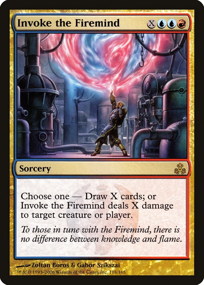 Invoke the Firemind [Guildpact] MTG Single Magic: The Gathering | Red Claw Gaming