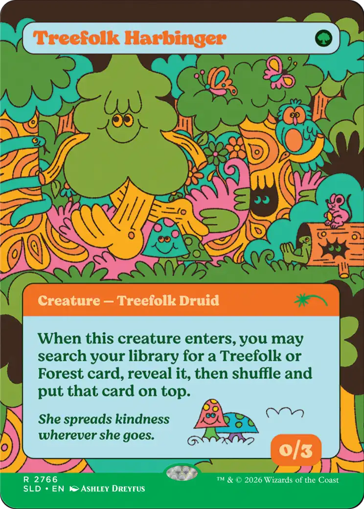 Treefolk Harbinger [Secret Lair Drop Series] MTG Single Magic: The Gathering | Red Claw Gaming