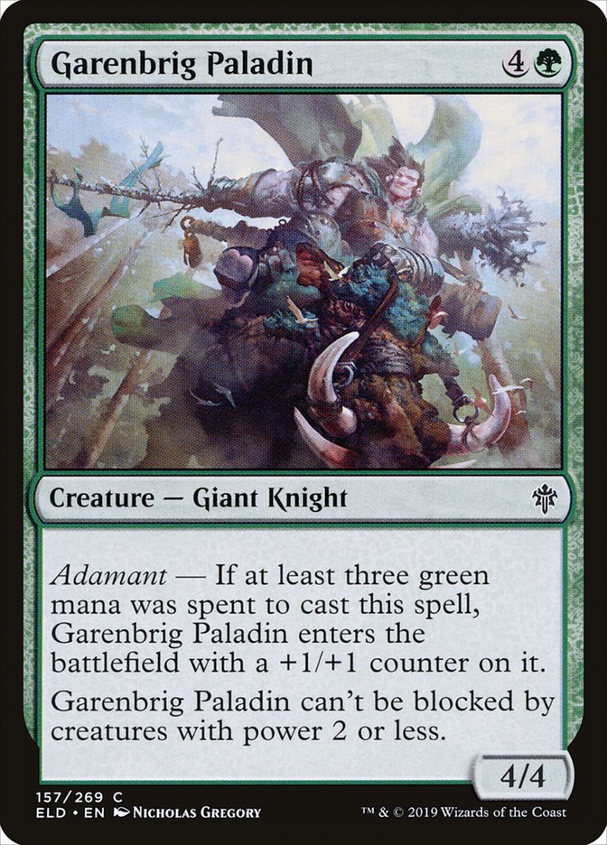 Garenbrig Paladin [Throne of Eldraine] MTG Single Magic: The Gathering | Red Claw Gaming