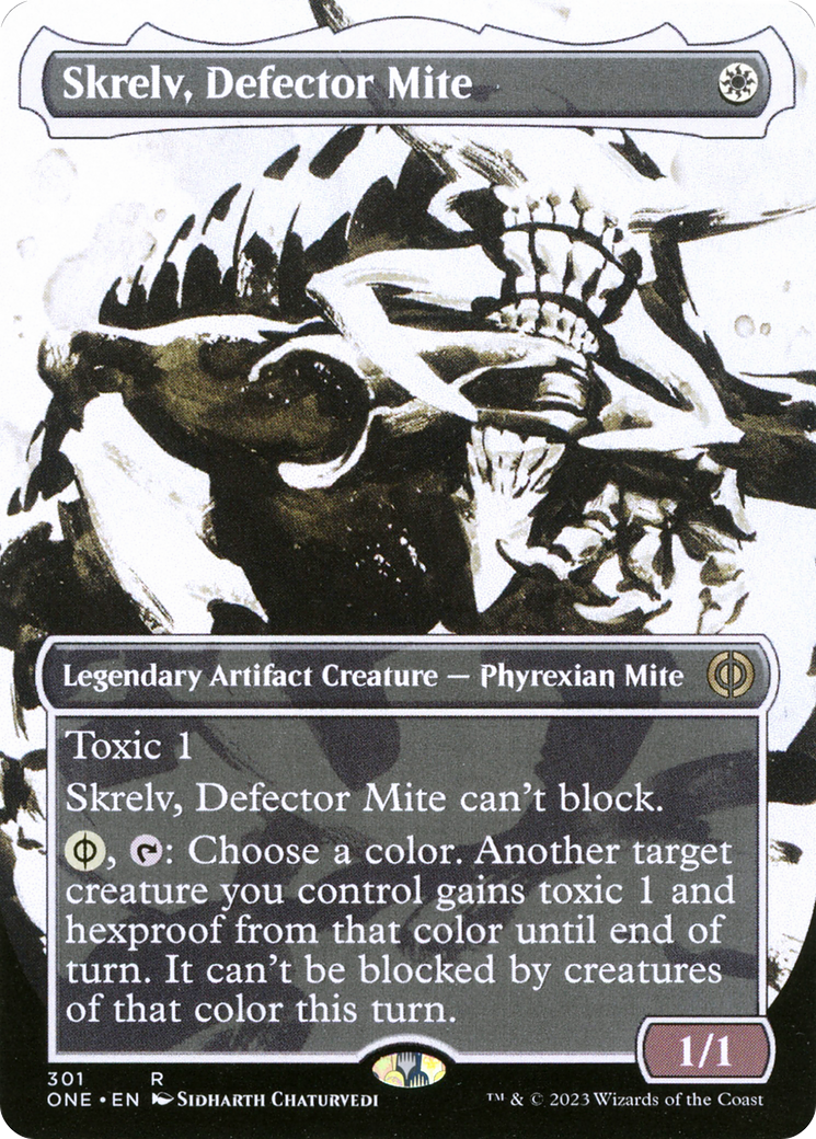 Skrelv, Defector Mite (Borderless Ichor) [Phyrexia: All Will Be One] MTG Single Magic: The Gathering | Red Claw Gaming