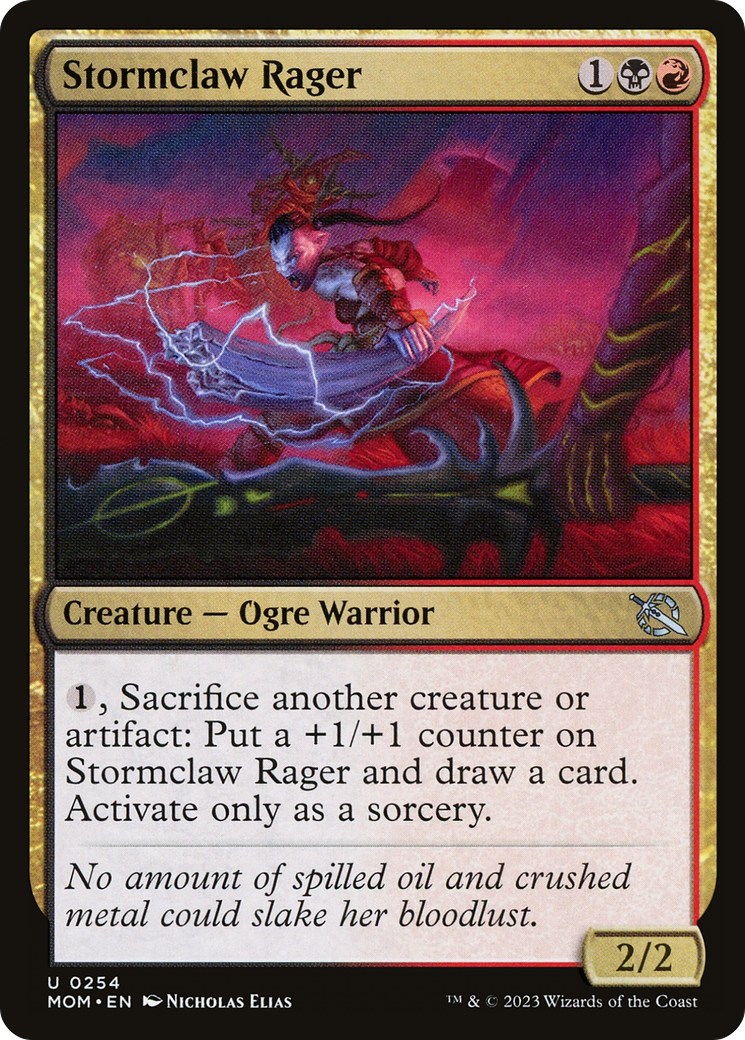 Stormclaw Rager [March of the Machine] MTG Single Magic: The Gathering    | Red Claw Gaming