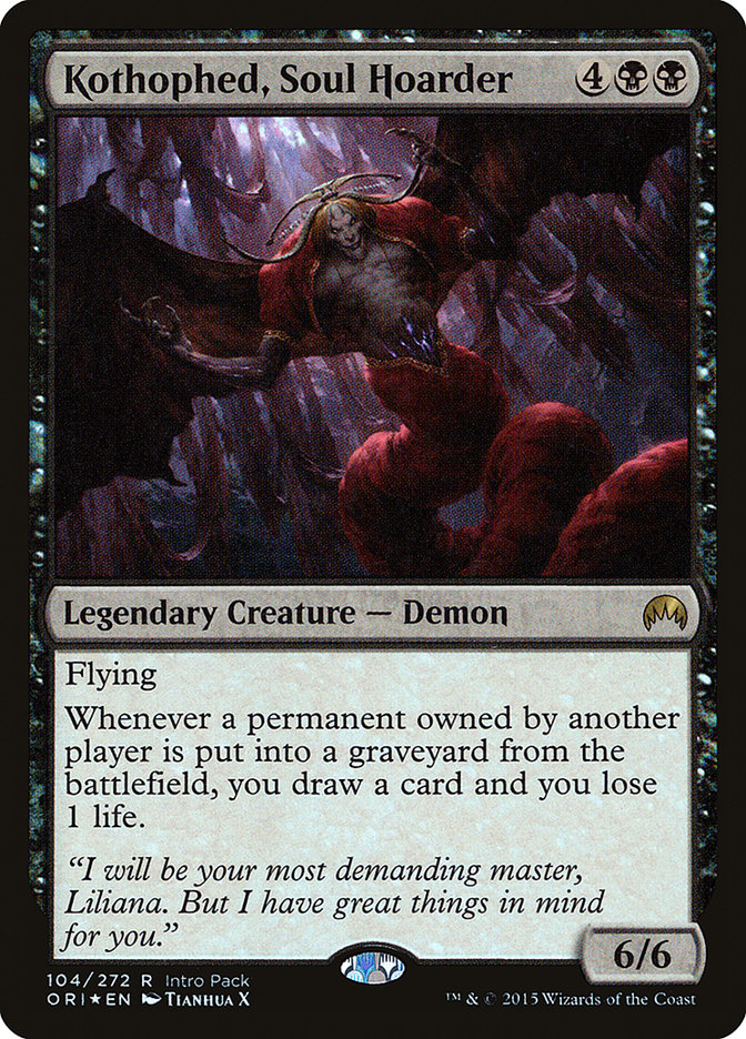 Kothophed, Soul Hoarder (Intro Pack) [Magic Origins Promos] MTG Single Magic: The Gathering | Red Claw Gaming