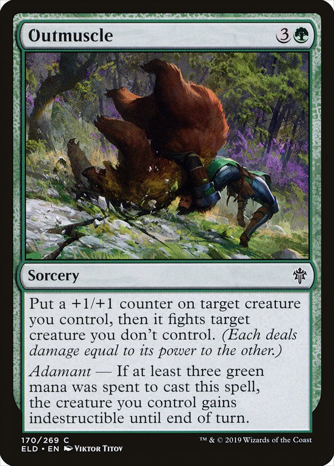 Outmuscle [Throne of Eldraine] MTG Single Magic: The Gathering | Red Claw Gaming