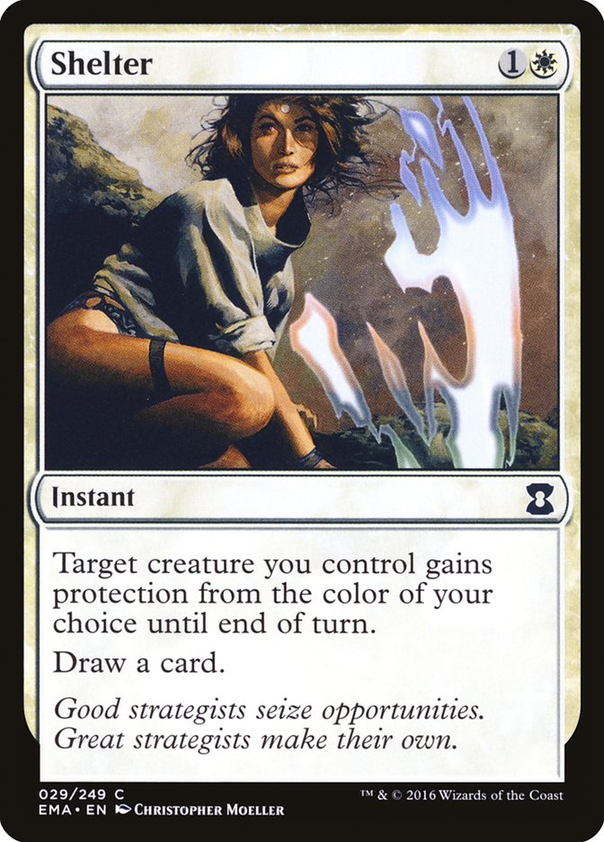 Shelter [Eternal Masters] MTG Single Magic: The Gathering | Red Claw Gaming