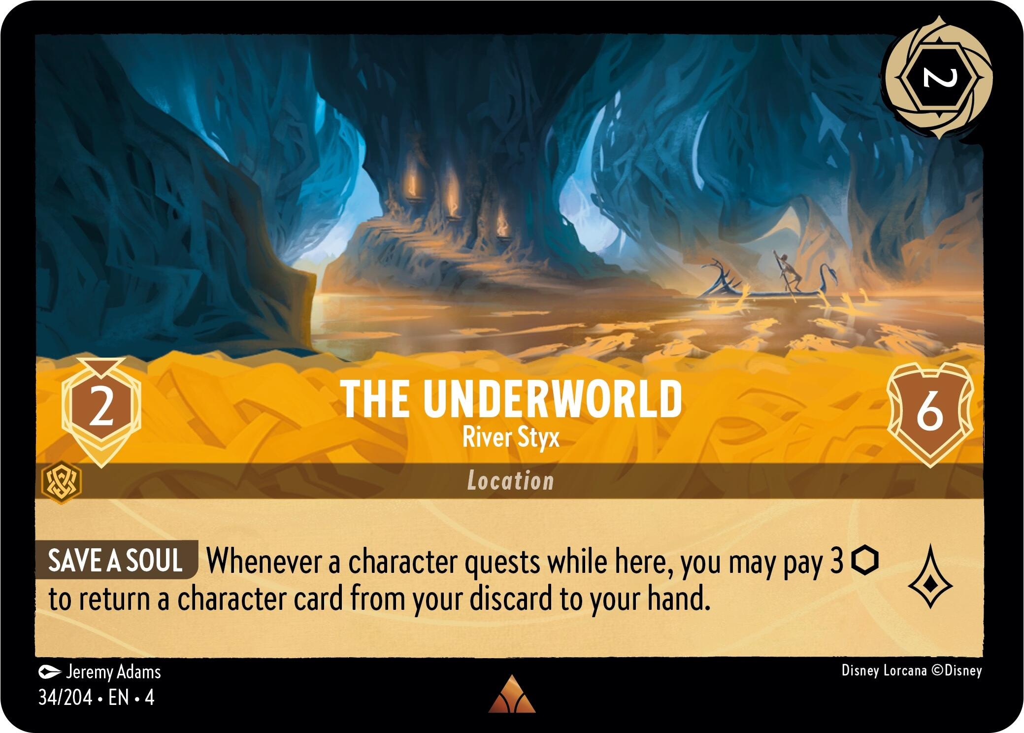 The Underworld - River Styx (34/204) [Ursula's Return] Lorcana Single Disney | Red Claw Gaming