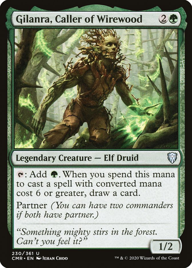 Gilanra, Caller of Wirewood [Commander Legends] MTG Single Magic: The Gathering | Red Claw Gaming