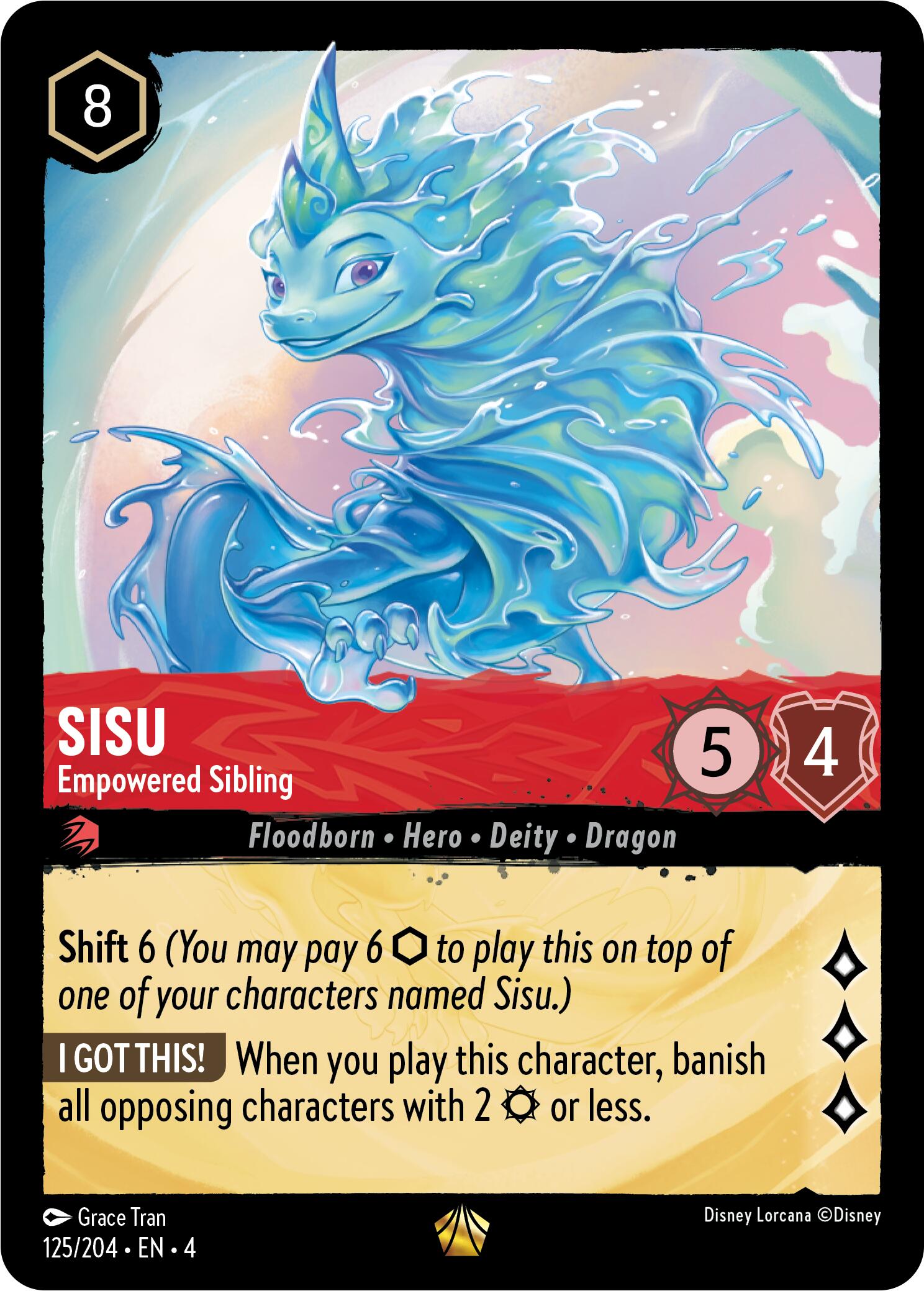 Sisu - Empowered Sibling (125/204) [Ursula's Return] Lorcana Single Disney | Red Claw Gaming