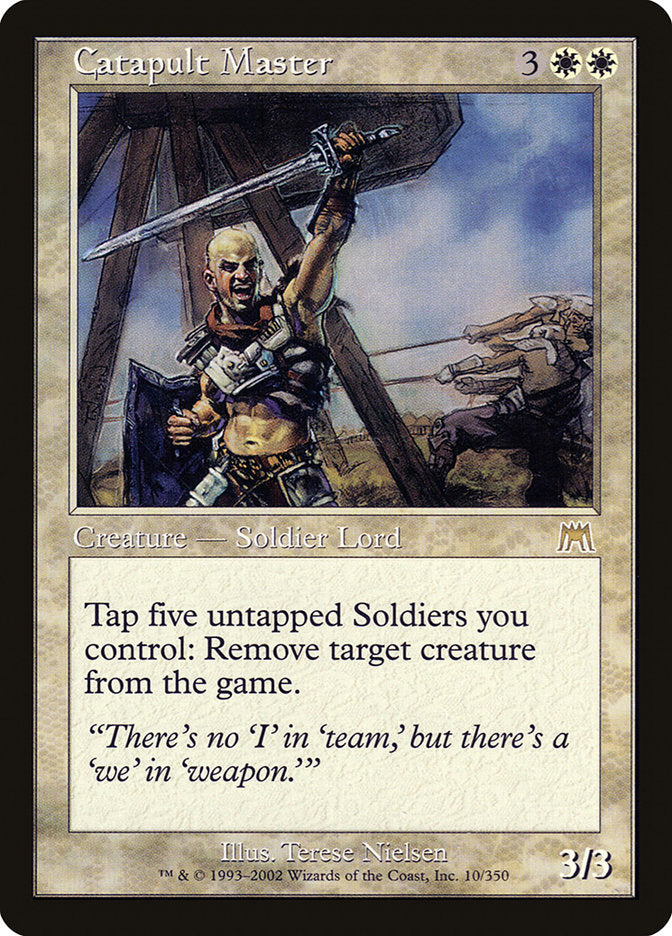 Catapult Master [Onslaught] MTG Single Magic: The Gathering | Red Claw Gaming
