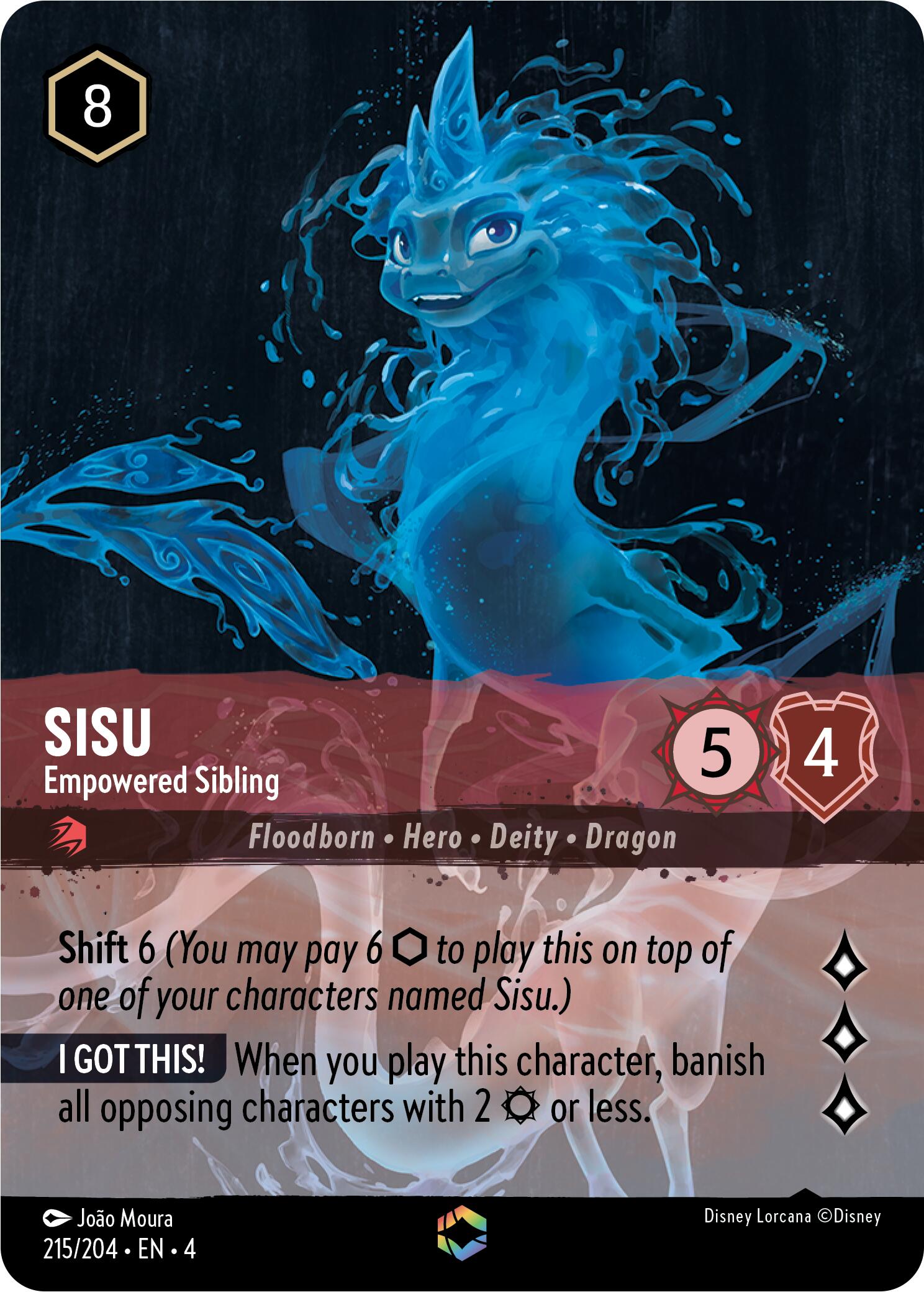 Sisu - Empowered Sibling (Enchanted) (215/204) [Ursula's Return] Lorcana Single Disney | Red Claw Gaming