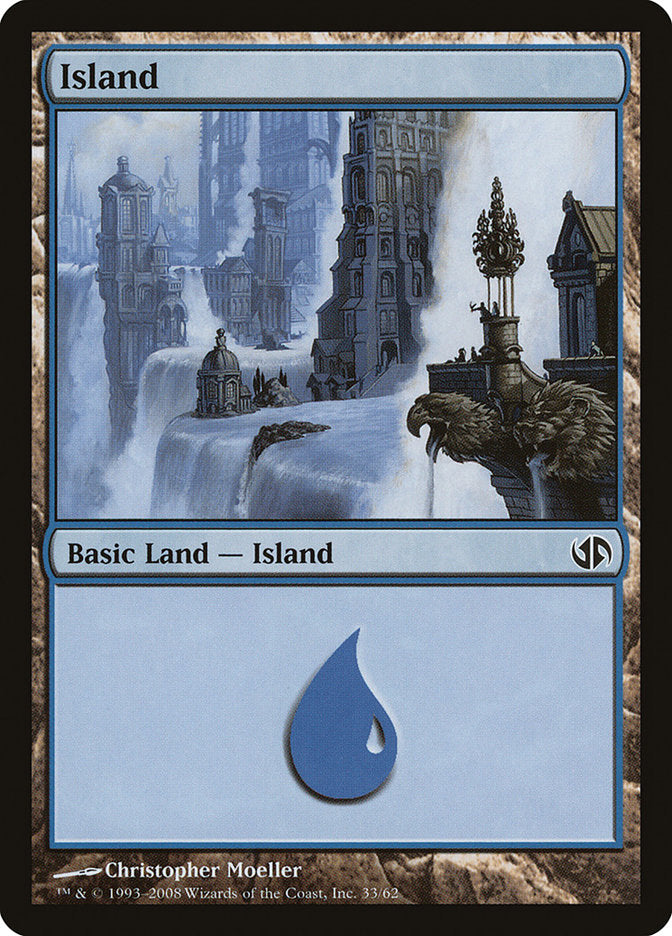 Island (33) [Duel Decks: Jace vs. Chandra] MTG Single Magic: The Gathering | Red Claw Gaming