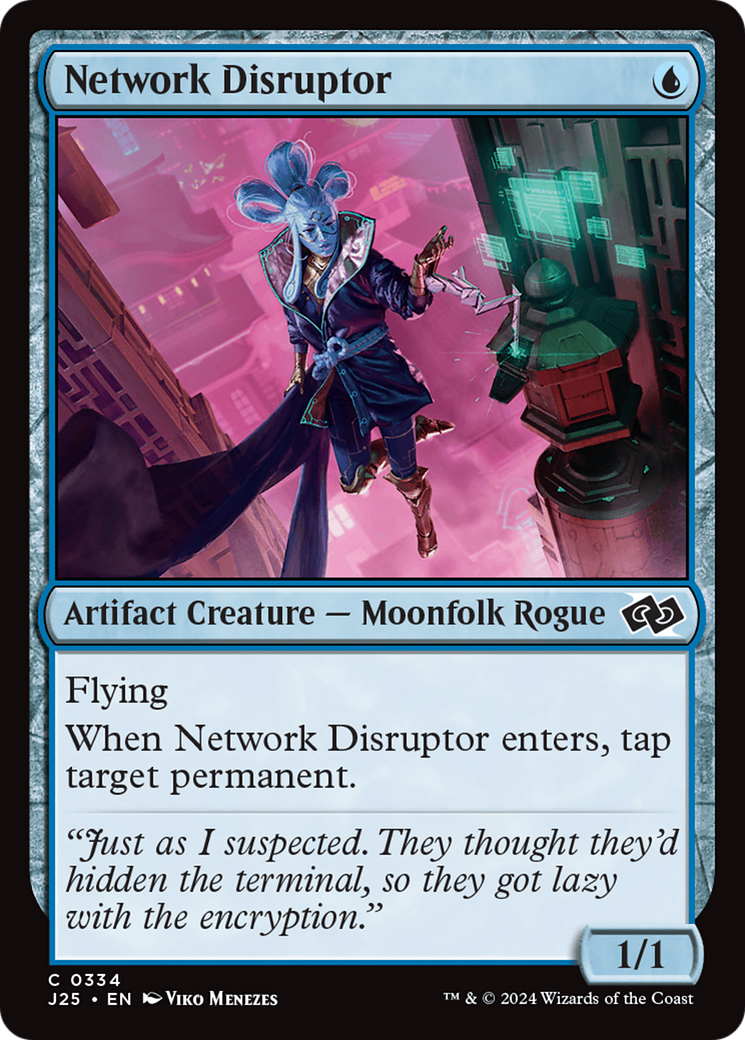 Network Disruptor [Foundations Jumpstart] MTG Single Magic: The Gathering | Red Claw Gaming