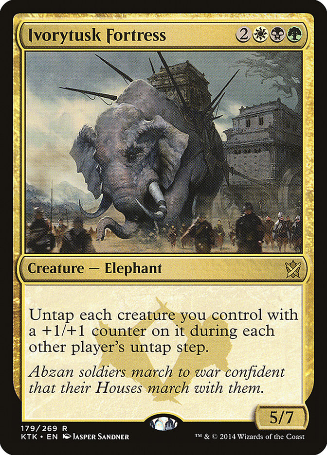 Ivorytusk Fortress [Khans of Tarkir] MTG Single Magic: The Gathering | Red Claw Gaming