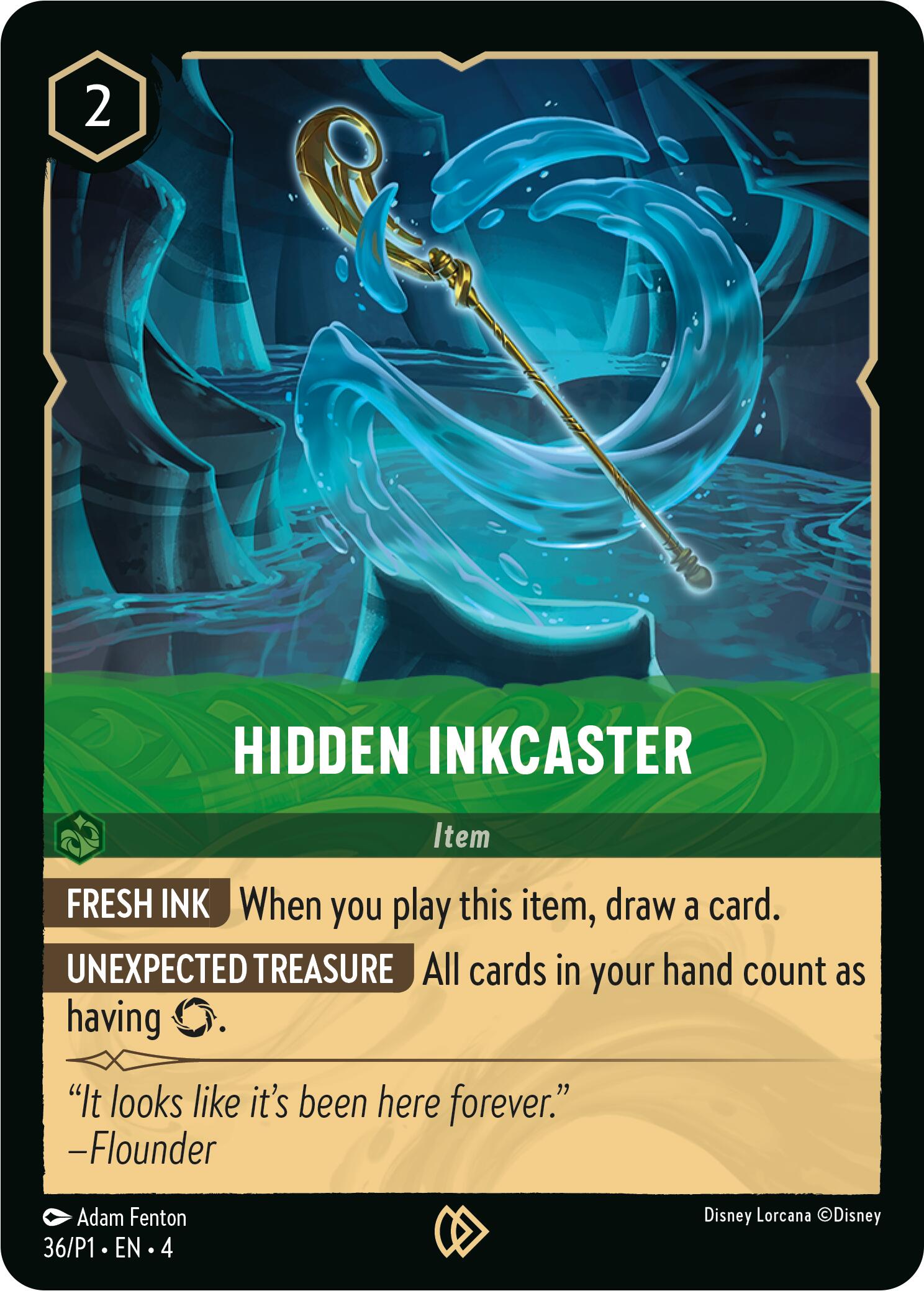 Hidden Inkcaster (36) [Promo Cards] Lorcana Single Disney | Red Claw Gaming