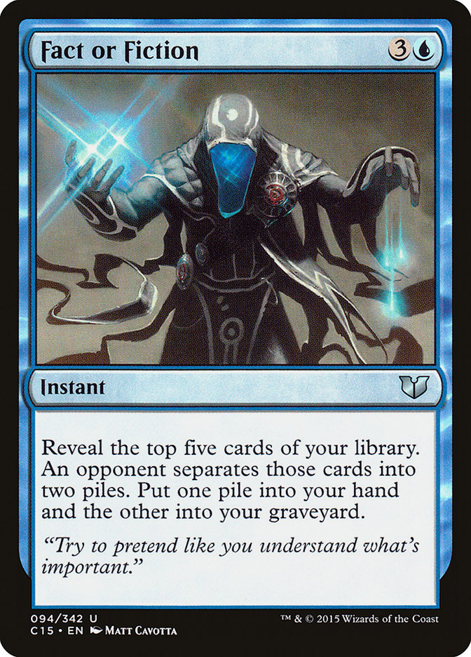 Fact or Fiction [Commander 2015] MTG Single Magic: The Gathering | Red Claw Gaming