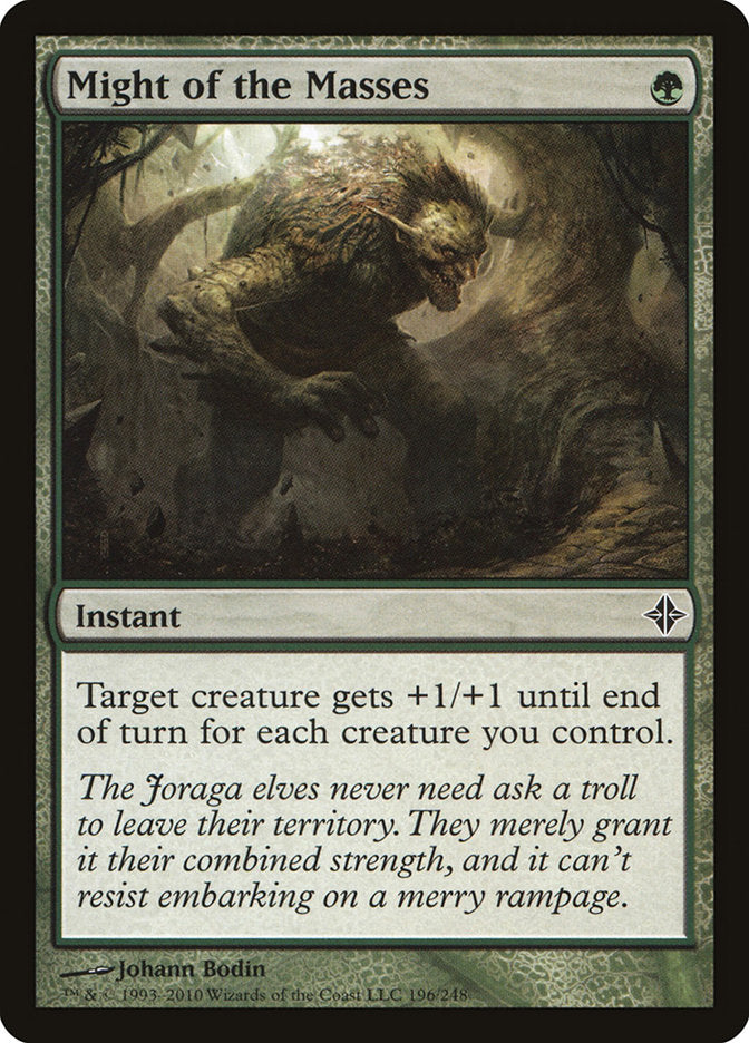 Might of the Masses [Rise of the Eldrazi] MTG Single Magic: The Gathering | Red Claw Gaming