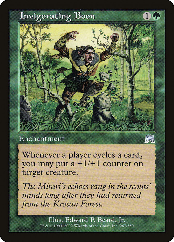 Invigorating Boon [Onslaught] MTG Single Magic: The Gathering | Red Claw Gaming