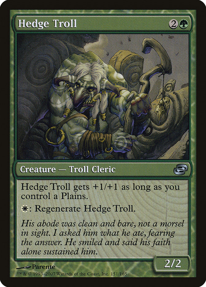 Hedge Troll [Planar Chaos] MTG Single Magic: The Gathering | Red Claw Gaming