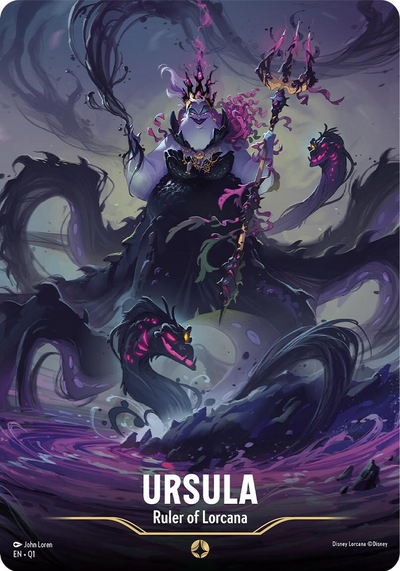 Ursula - Ruler of Lorcana (Oversized) [Illumineer's Quest: Deep Trouble] Lorcana Single Disney | Red Claw Gaming