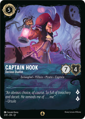 Captain Hook - Devious Duelist (3/31) [Illumineer's Quest: Deep Trouble] Lorcana Single Disney | Red Claw Gaming