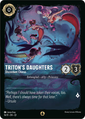 Triton's Daughters - Discordant Chorus (16/31) [Illumineer's Quest: Deep Trouble] Lorcana Single Disney | Red Claw Gaming