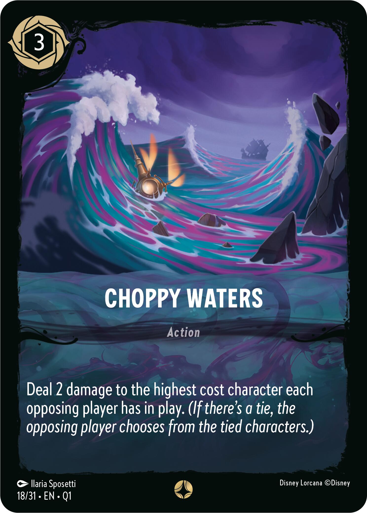 Choppy Waters (18/31) [Illumineer's Quest: Deep Trouble] Lorcana Single Disney | Red Claw Gaming