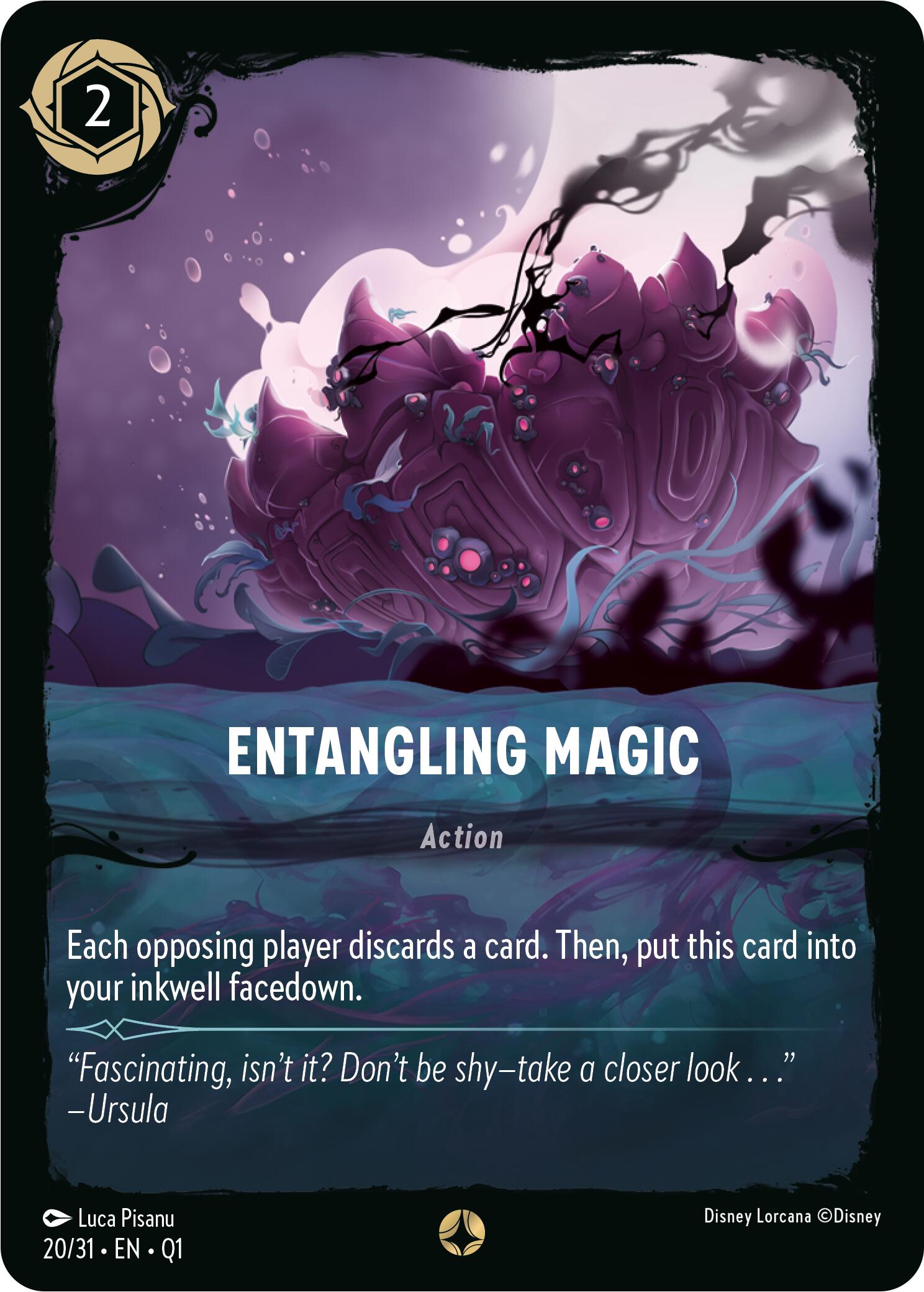 Entangling Magic (20/31) [Illumineer's Quest: Deep Trouble] Lorcana Single Disney | Red Claw Gaming