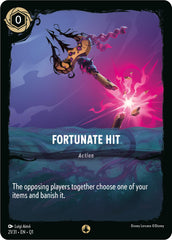 Fortunate Hit (21/31) [Illumineer's Quest: Deep Trouble] Lorcana Single Disney | Red Claw Gaming