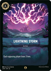 Lightning Storm (23/31) [Illumineer's Quest: Deep Trouble] Lorcana Single Disney | Red Claw Gaming