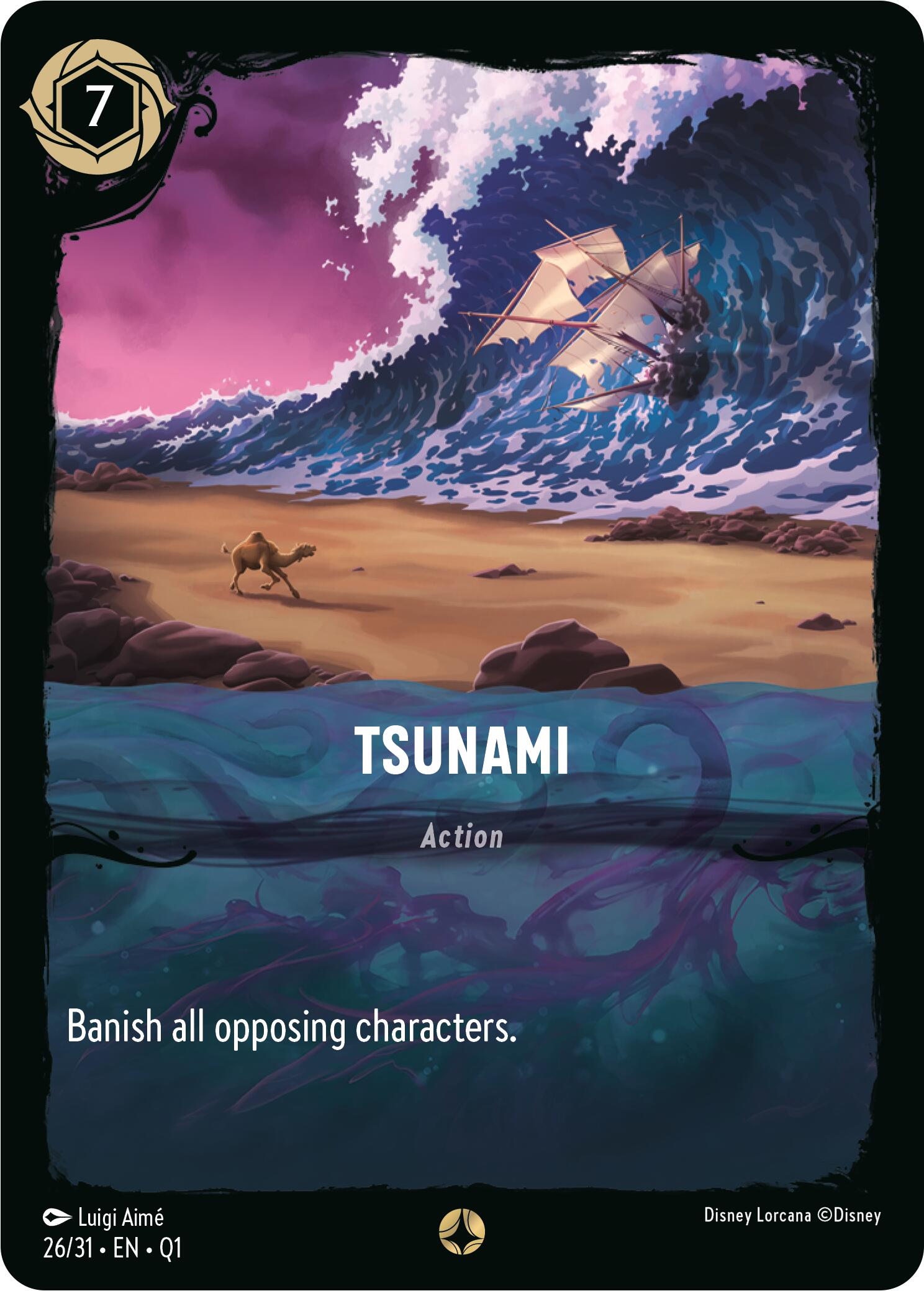 Tsunami (26/31) [Illumineer's Quest: Deep Trouble] Lorcana Single Disney | Red Claw Gaming