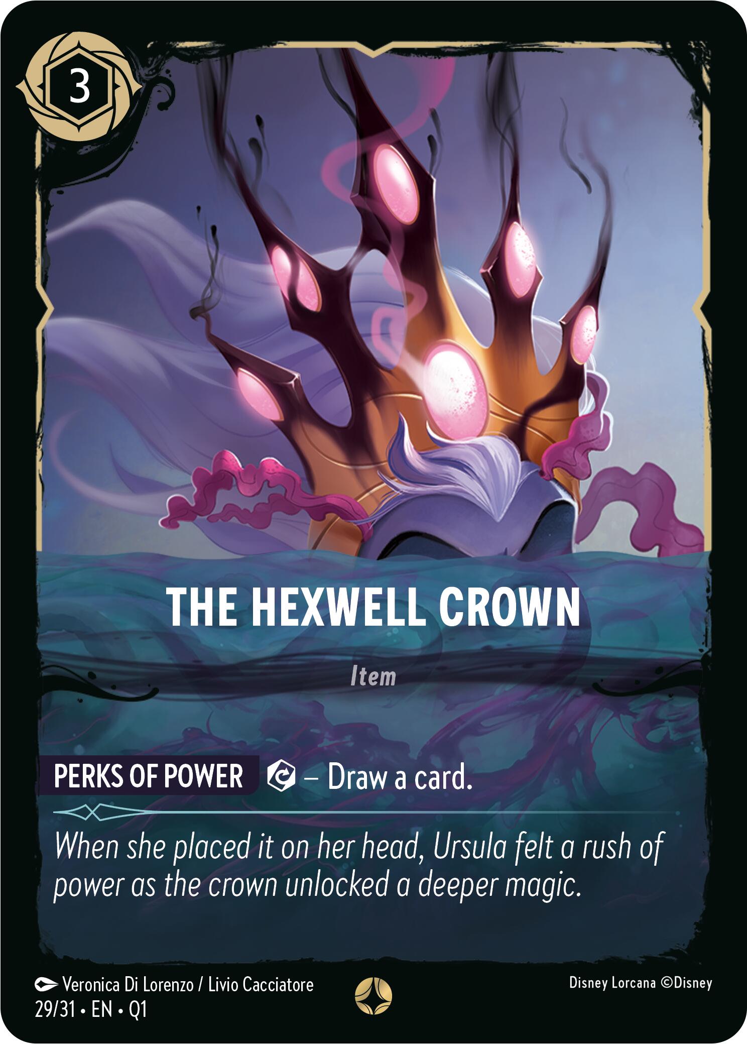 The Hexwell Crown (29/31) [Illumineer's Quest: Deep Trouble] Lorcana Single Disney | Red Claw Gaming