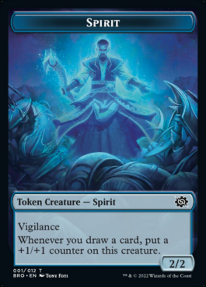 Spirit Token [The Brothers' War Tokens] MTG Single Magic: The Gathering | Red Claw Gaming