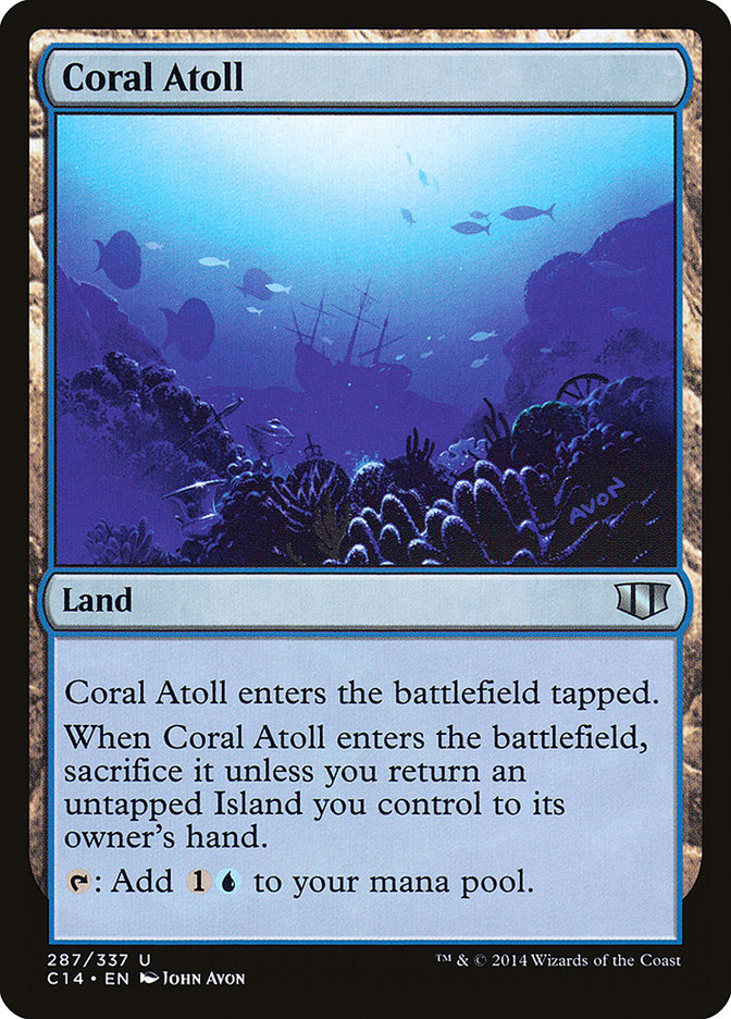 Coral Atoll [Commander 2014] MTG Single Magic: The Gathering | Red Claw Gaming