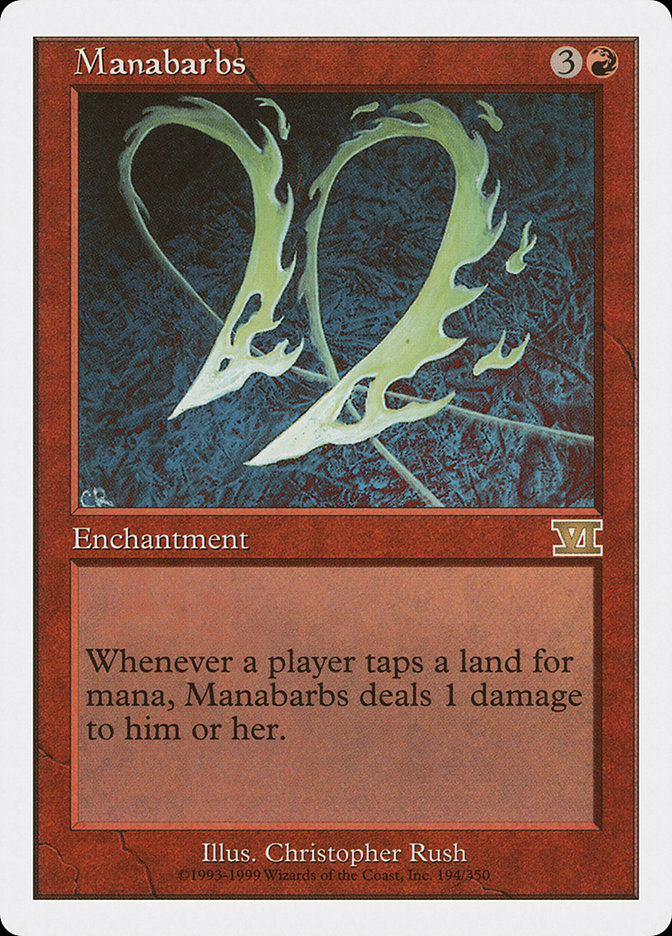 Manabarbs [Classic Sixth Edition] MTG Single Magic: The Gathering | Red Claw Gaming