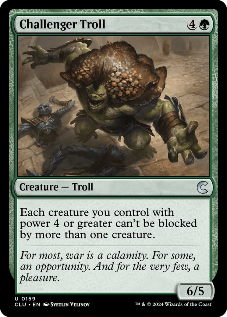 Challenger Troll [Ravnica: Clue Edition] MTG Single Magic: The Gathering | Red Claw Gaming