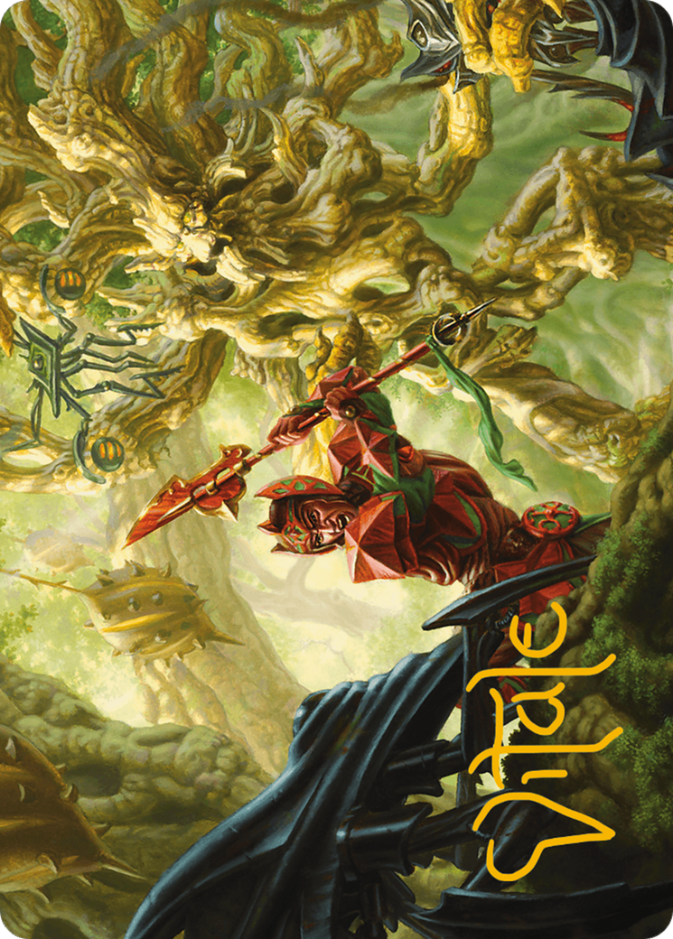 Collective Resistance Art Card (Gold-Stamped Signature) [Modern Horizons 3 Art Series] MTG Single Magic: The Gathering    | Red Claw Gaming