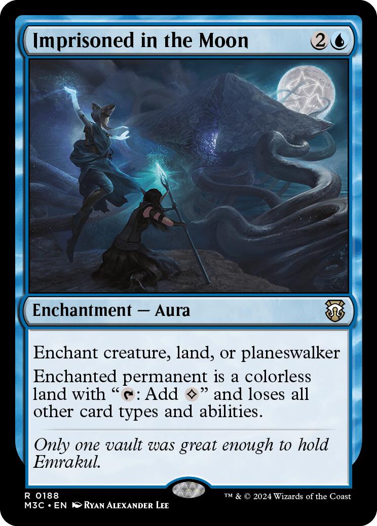 Imprisoned in the Moon [Modern Horizons 3 Commander] MTG Single Magic: The Gathering | Red Claw Gaming