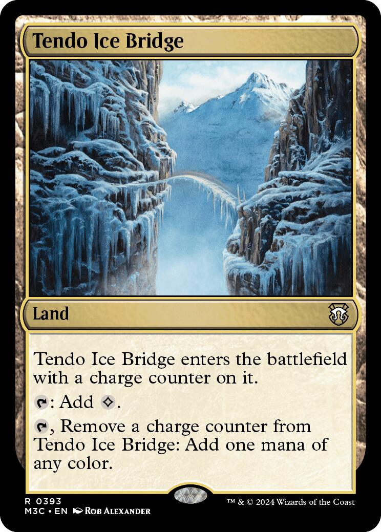 Tendo Ice Bridge [Modern Horizons 3 Commander] MTG Single Magic: The Gathering | Red Claw Gaming
