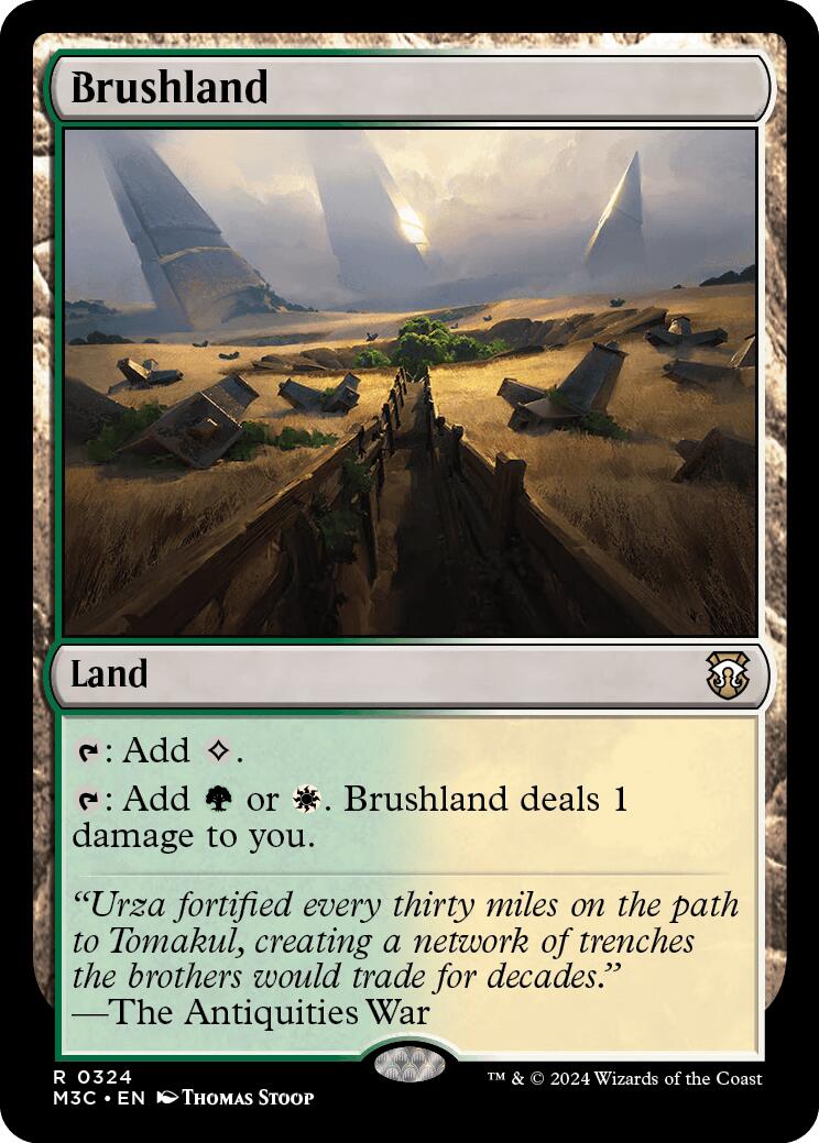 Brushland [Modern Horizons 3 Commander] MTG Single Magic: The Gathering | Red Claw Gaming