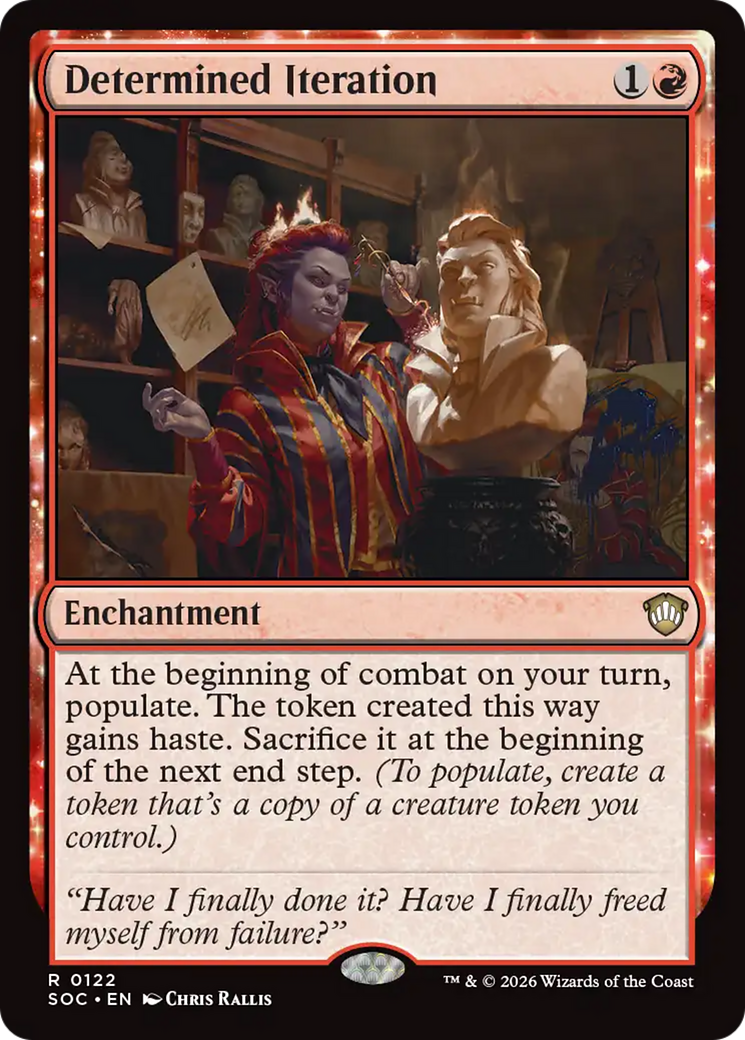 Determined Iteration [Secrets of Strixhaven Commander] MTG Single Magic: The Gathering | Red Claw Gaming