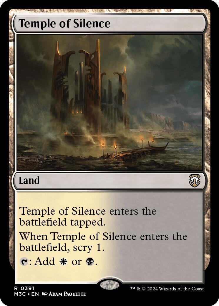 Temple of Silence [Modern Horizons 3 Commander] MTG Single Magic: The Gathering | Red Claw Gaming