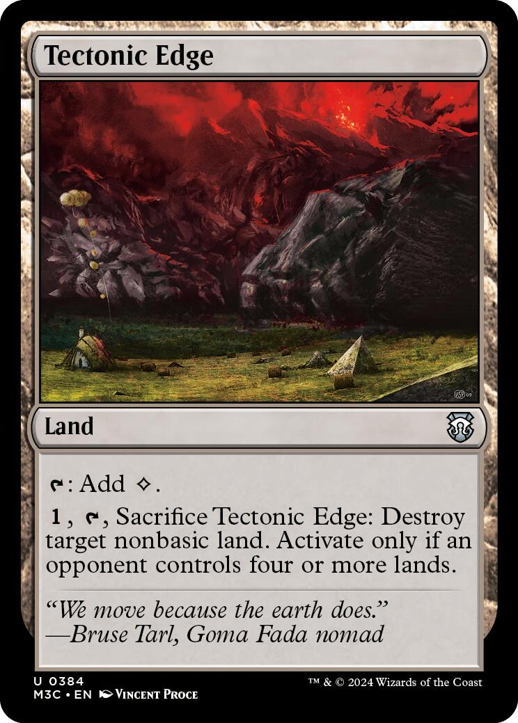 Tectonic Edge [Modern Horizons 3 Commander] MTG Single Magic: The Gathering | Red Claw Gaming