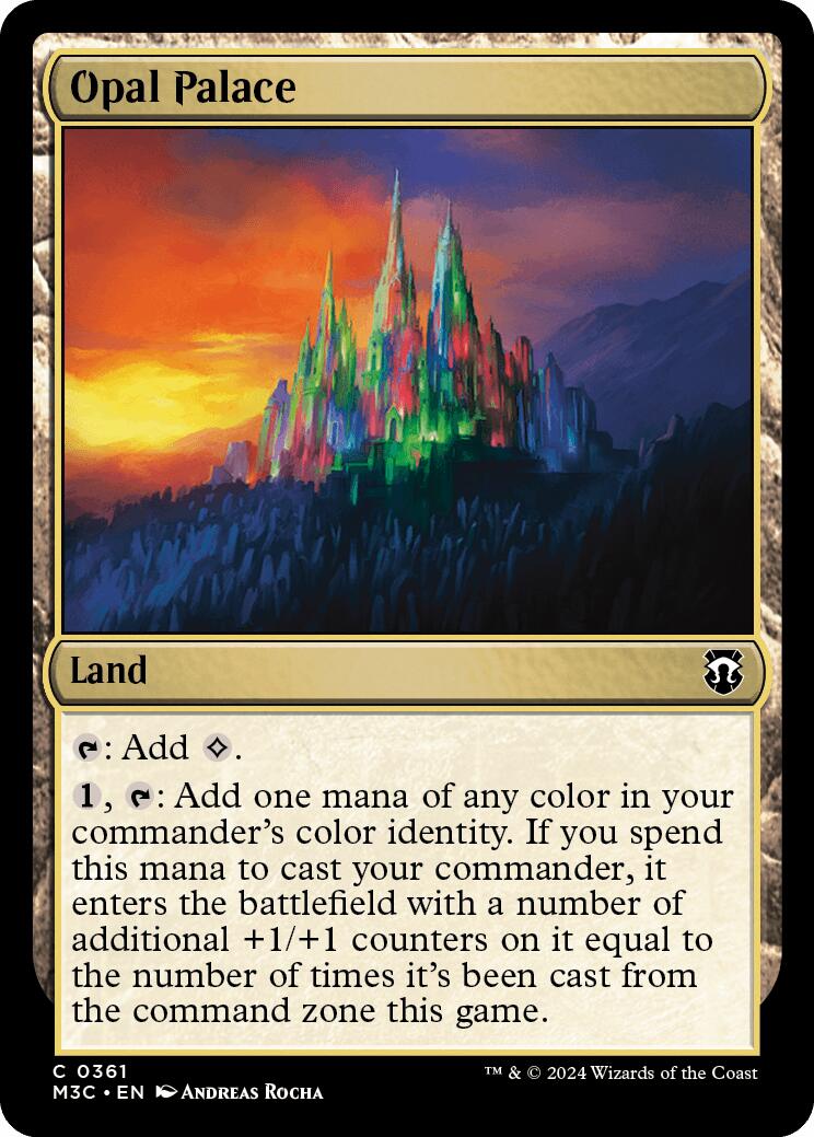 Opal Palace [Modern Horizons 3 Commander] MTG Single Magic: The Gathering | Red Claw Gaming
