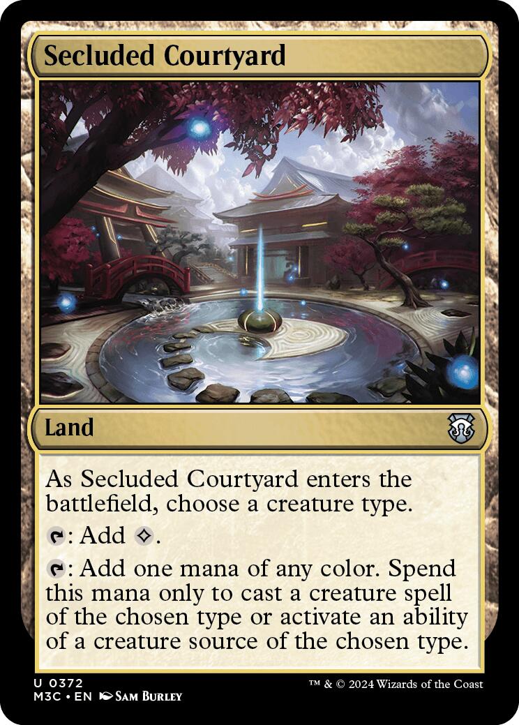 Secluded Courtyard [Modern Horizons 3 Commander] MTG Single Magic: The Gathering | Red Claw Gaming