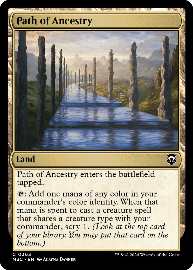 Path of Ancestry [Modern Horizons 3 Commander] MTG Single Magic: The Gathering | Red Claw Gaming