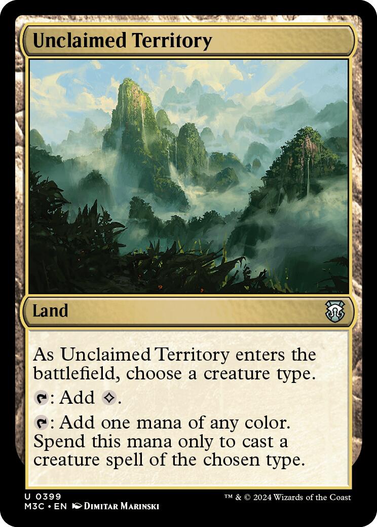 Unclaimed Territory [Modern Horizons 3 Commander] MTG Single Magic: The Gathering | Red Claw Gaming