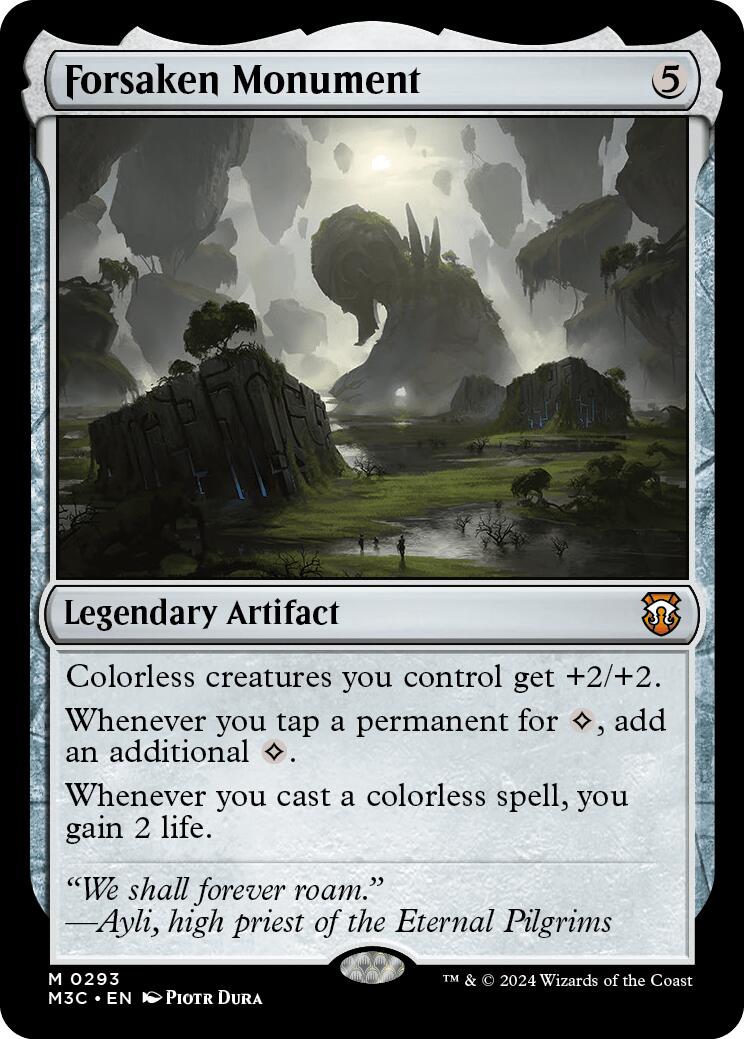 Forsaken Monument [Modern Horizons 3 Commander] MTG Single Magic: The Gathering | Red Claw Gaming