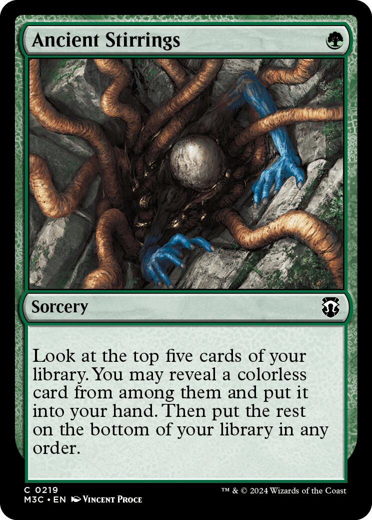 Ancient Stirrings [Modern Horizons 3 Commander] MTG Single Magic: The Gathering | Red Claw Gaming