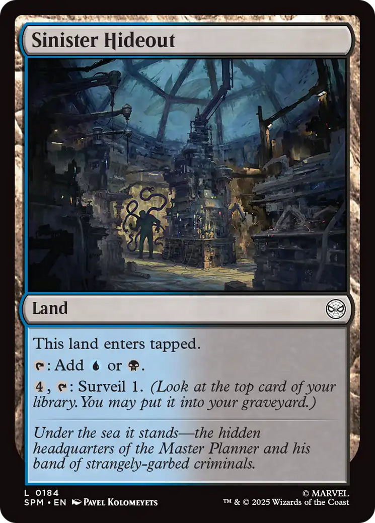 Sinister Hideout [Marvel's Spider-Man] MTG Single Magic: The Gathering | Red Claw Gaming