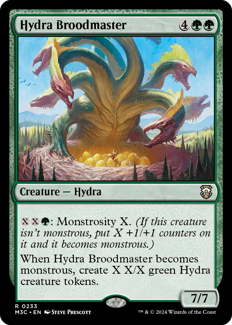 Hydra Broodmaster [Modern Horizons 3 Commander] MTG Single Magic: The Gathering | Red Claw Gaming