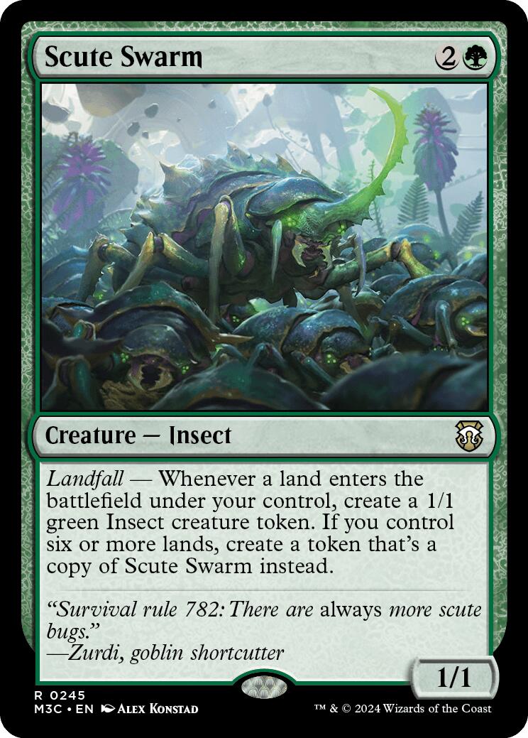Scute Swarm [Modern Horizons 3 Commander] MTG Single Magic: The Gathering | Red Claw Gaming